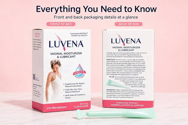 LUVENA VAGINAL MOIST LUBRICANT APPL 6CT