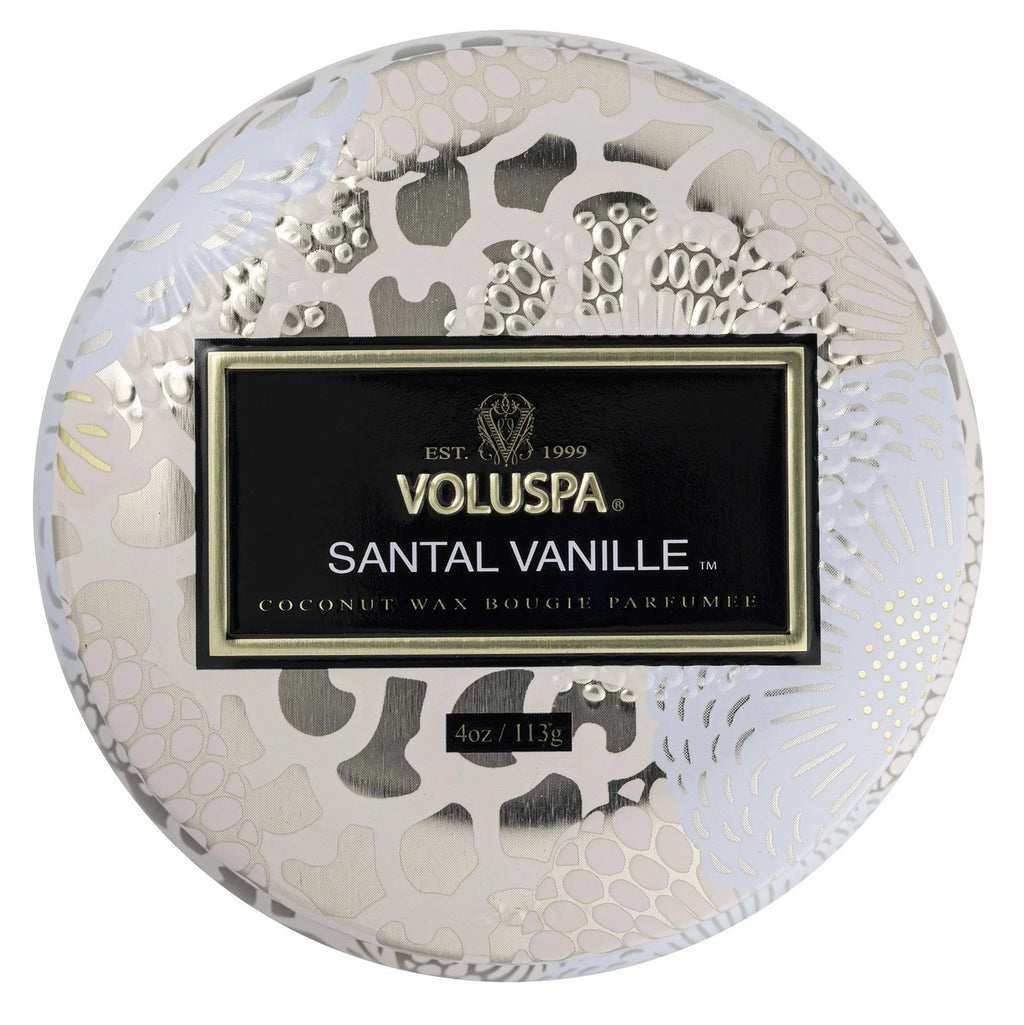 VOLUSPA - Santal Vanille Mini Tin Candle 4 oz