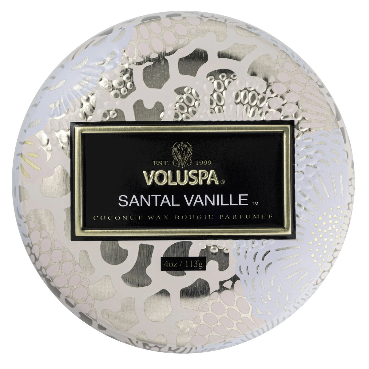 VOLUSPA - Santal Vanille Mini Tin Candle 4 oz