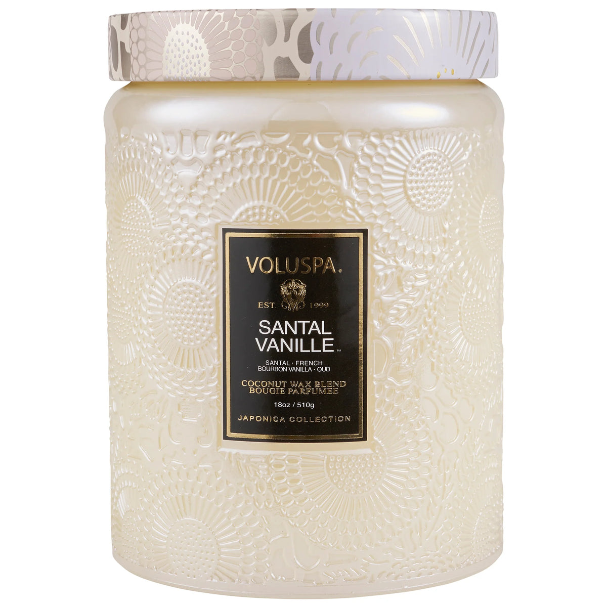 VOLUSPA - Santal Vanille Glass Candle 18 oz