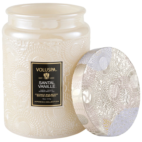 VOLUSPA - Santal Vanille Glass Candle 18 oz