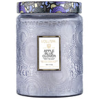 Voluspa Apple Blue Clover Glass Jar Candle, 18 oz