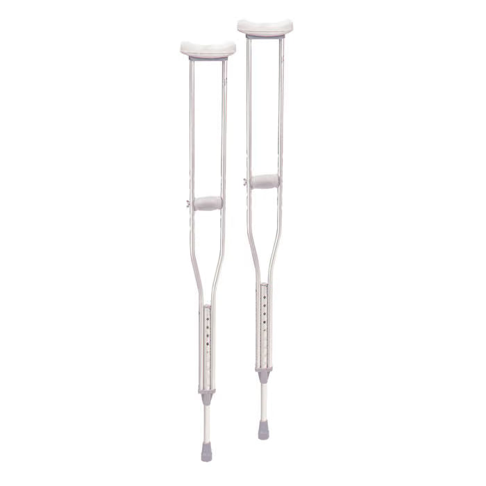 CRUTCH PEDIATRIC P/B ALUM 7203 2