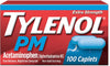 TYLENOL PM EXTRA STRENGTH CAPLET 100CT