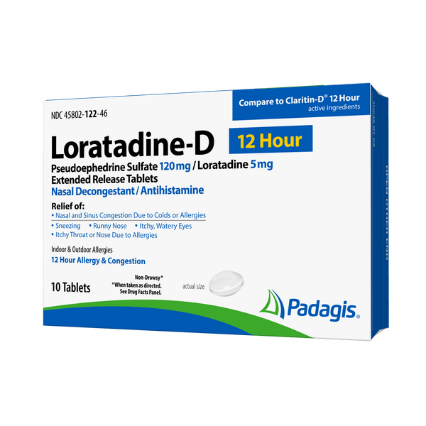 LORATADINE-D 120-5 MG ER TAB 20*