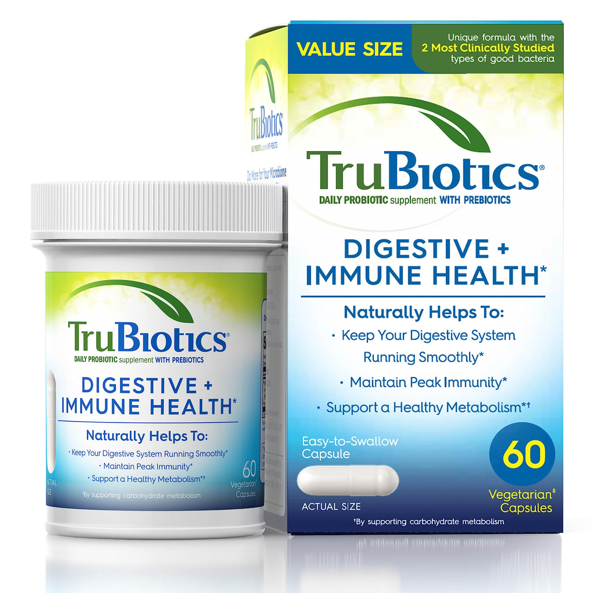 TRUBIOTICS DIGEST+IMMUNE HLTH CAP 30CT