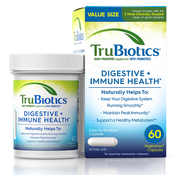 TRUBIOTICS DIGEST+IMMUNE HLTH CAP 30CT