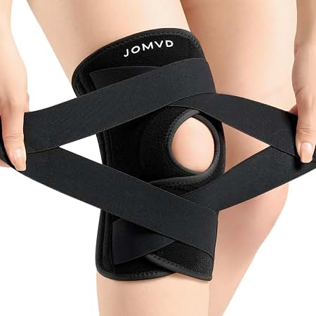 GNP KNEE SUPPORT W/GEL NEOP BLACK UNIV