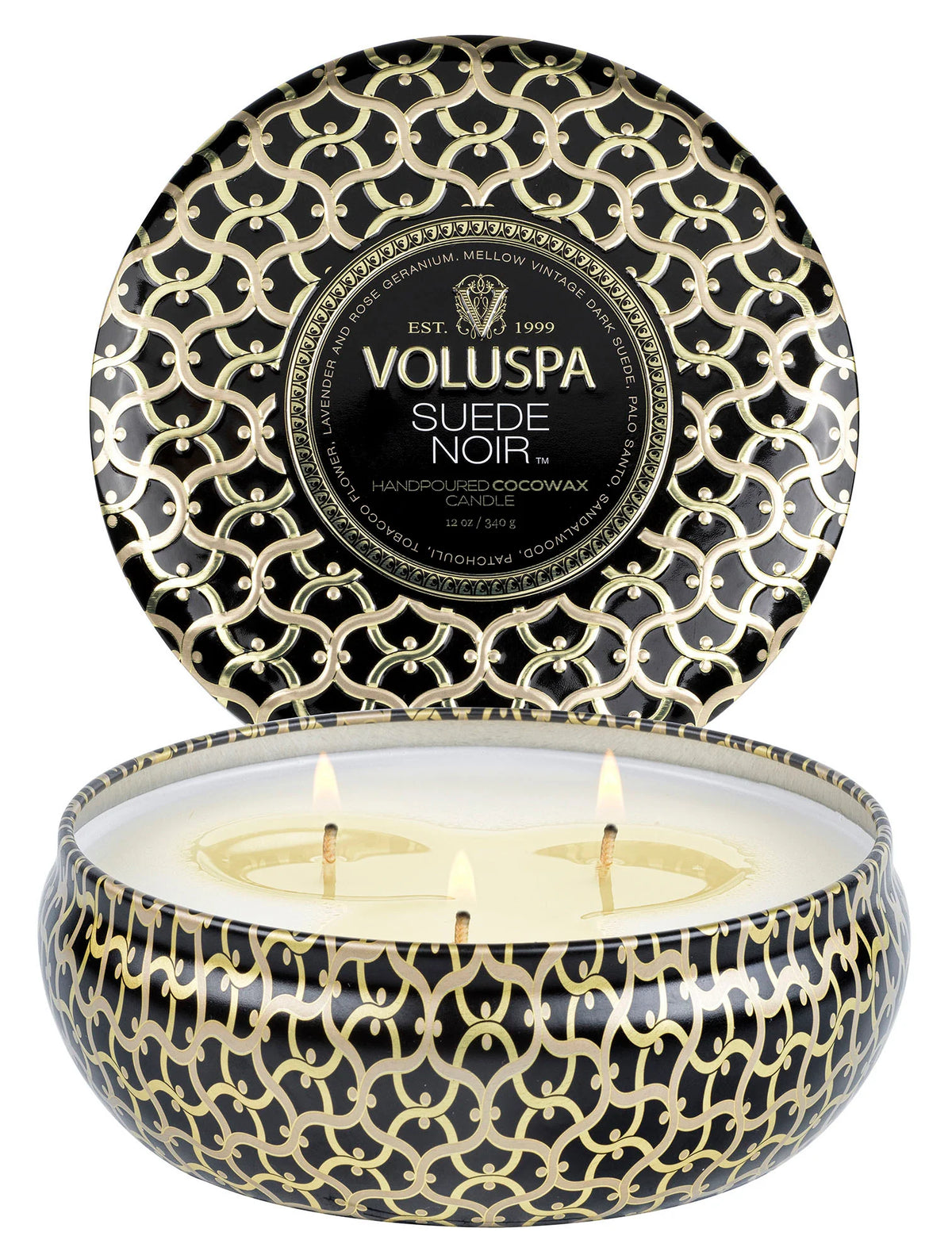 VOLUSPA - 3 Wick Tin Candle 12 oz