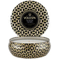 Voluspa Suede Noir 3-Wick Tin Candle 12 oz