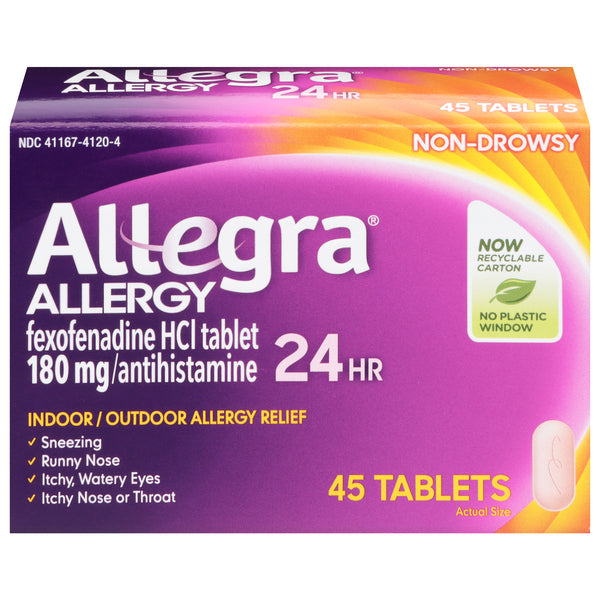 ALLEGRA OTC 24HR 180MG TAB 45CT