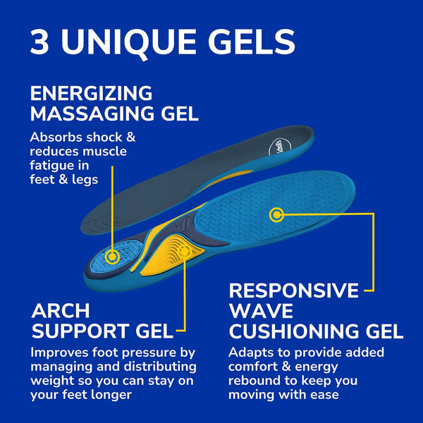 DR SCHOLLS COMFRT MASSAGE GEL INS WN 1PR