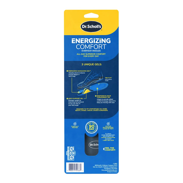 DR SCHOLLS ENRGZNG CMFRT MEN GEL INS 1PR