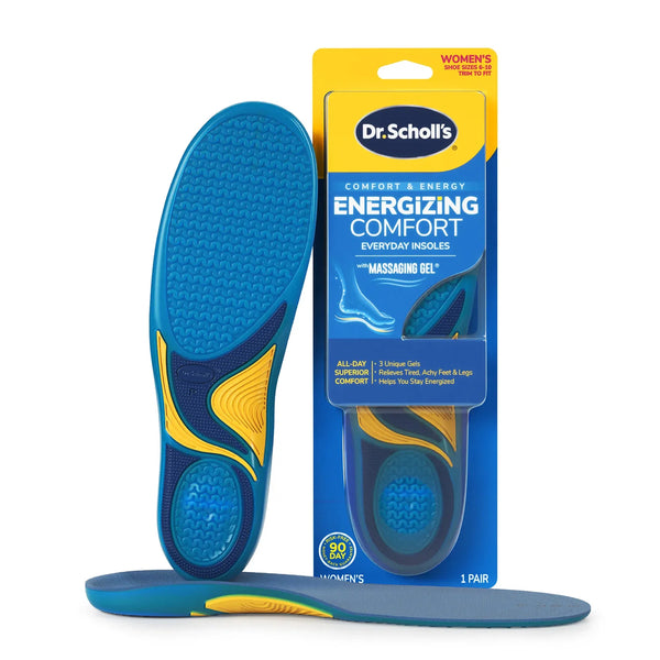 DR SCHOLLS COMFRT MASSAGE GEL INS WN 1PR