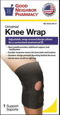 GNP KNEE SUPPORT WRAP OPEN PAT BLACK