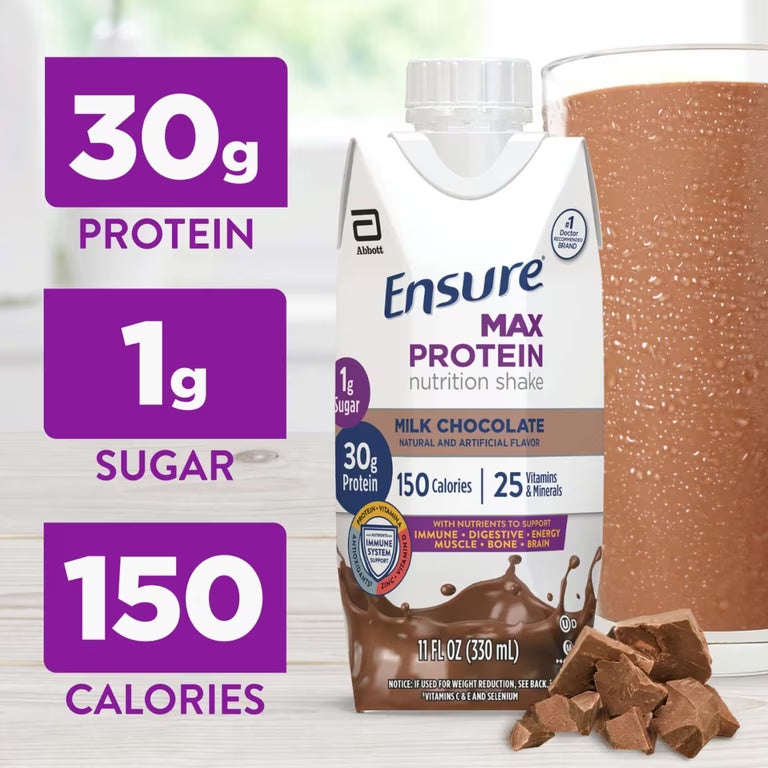 ENSURE MAX PROTEIN CHOCOLATE LIQ 4X11OZ