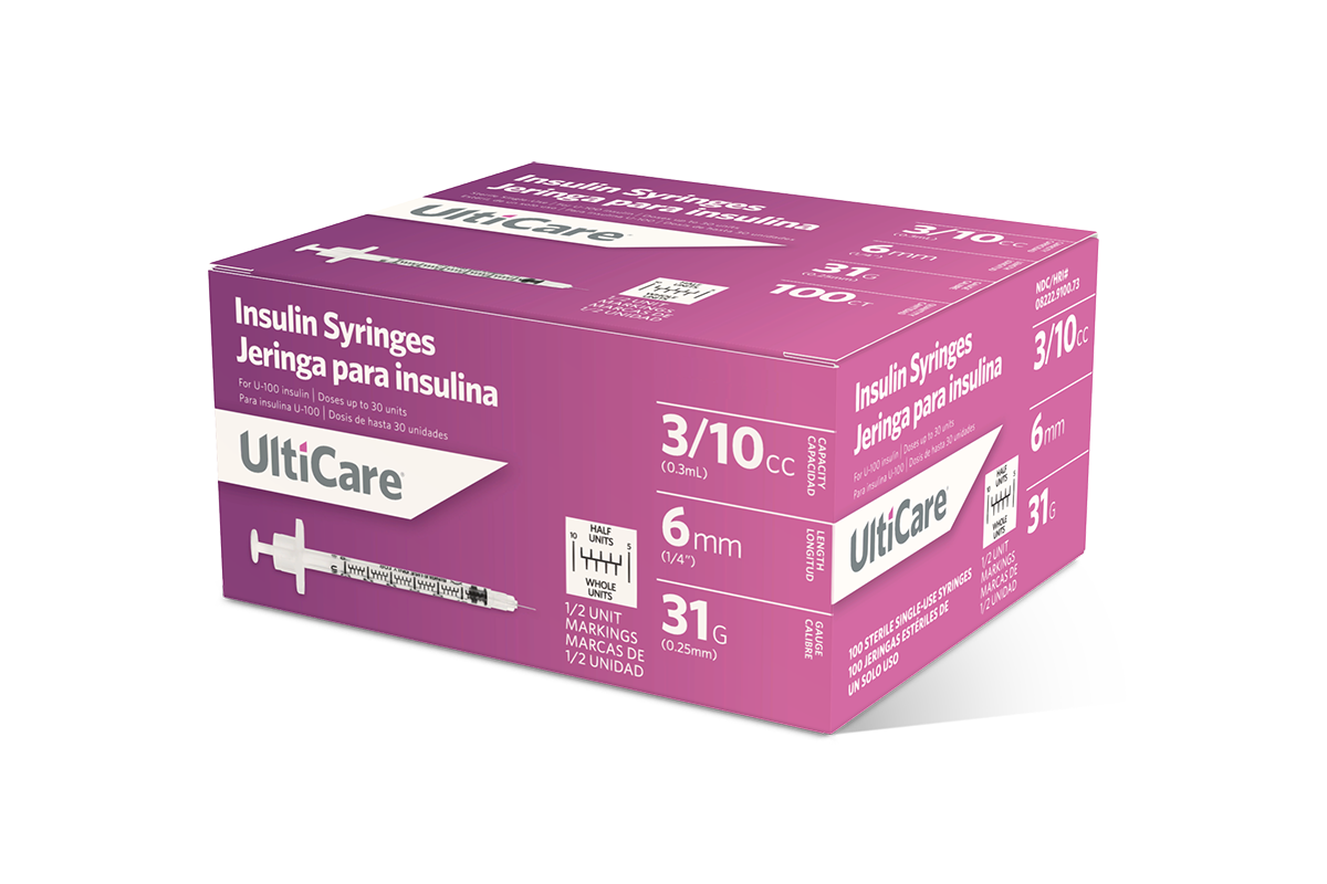ULTICARE U-100 6MM31G .3CC .5UM SYG100CT