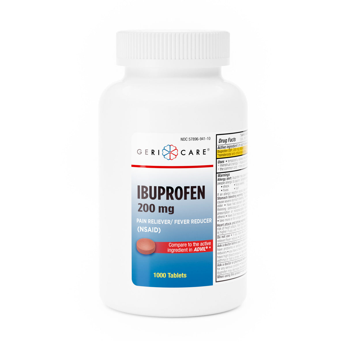 IBUPROFEN 200 MG TAB 1000 GERI