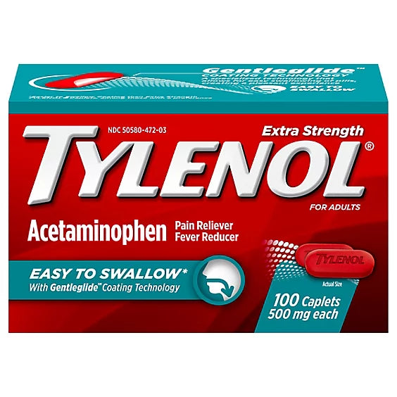TYLENOL ES EASY TO SWALLOW CPL 100CT