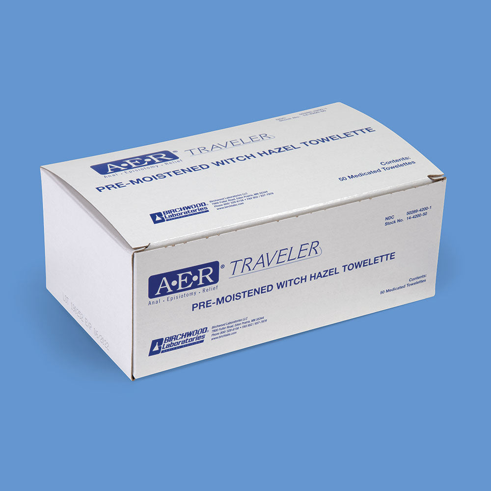 AER WITCH HAZEL TRAVELER TWL 50CT