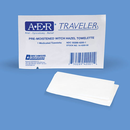 AER WITCH HAZEL TRAVELER TWL 50CT