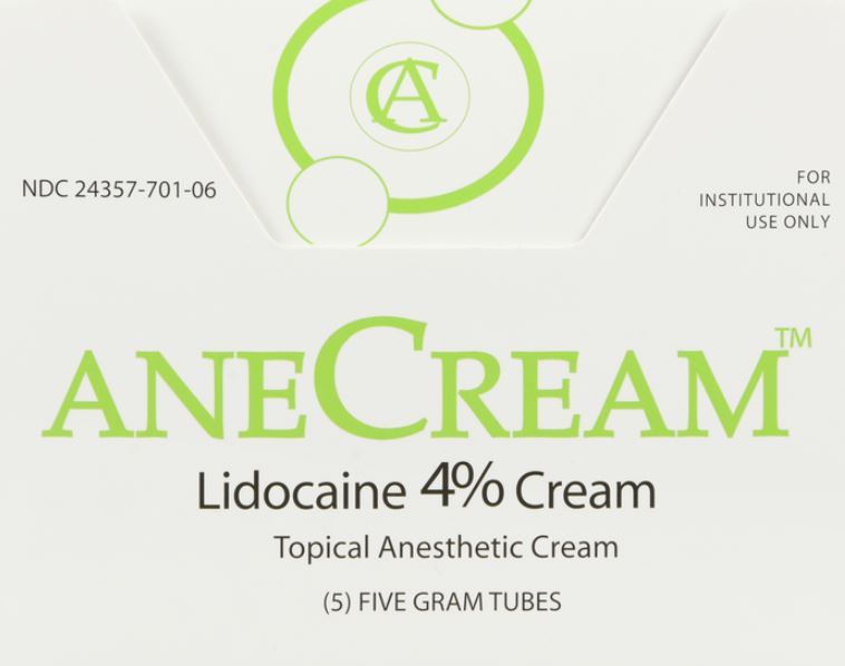 ANECREAM 4 % TUBE CRM 5X5 GM