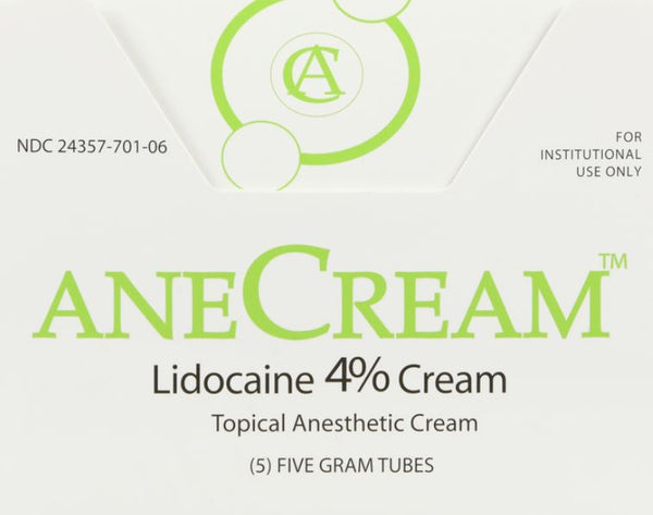 ANECREAM 4 % TUBE CRM 5X5 GM