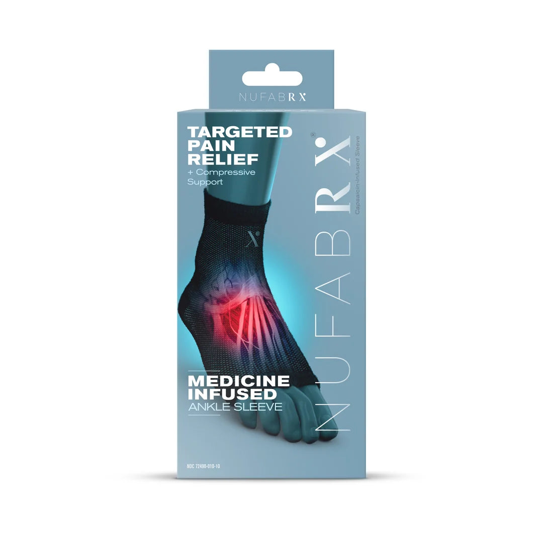 ANKLE NUFABRX MED INF PAIN RLF SLEEVE