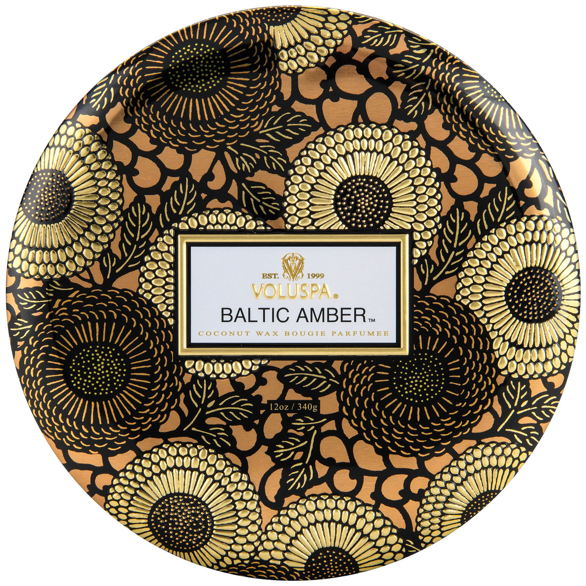 VOLUSPA - Baltic Amber 3 Wick Candle 12 0z