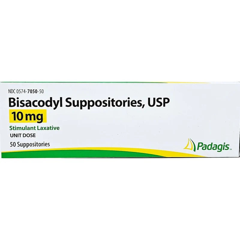 BISACODYL 10 MG SUP 50 UD
