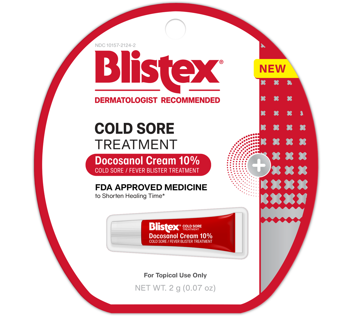 BLISTEX COLD SORE TREATMENT CRM 2.0GM