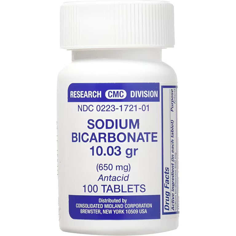 SODIUM BICARBONATE 650 MG TAB 100 UD