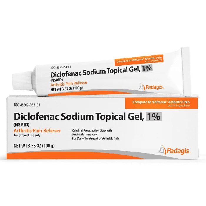 DICLOFENAC SOD 1% TOP GEL 50 GM