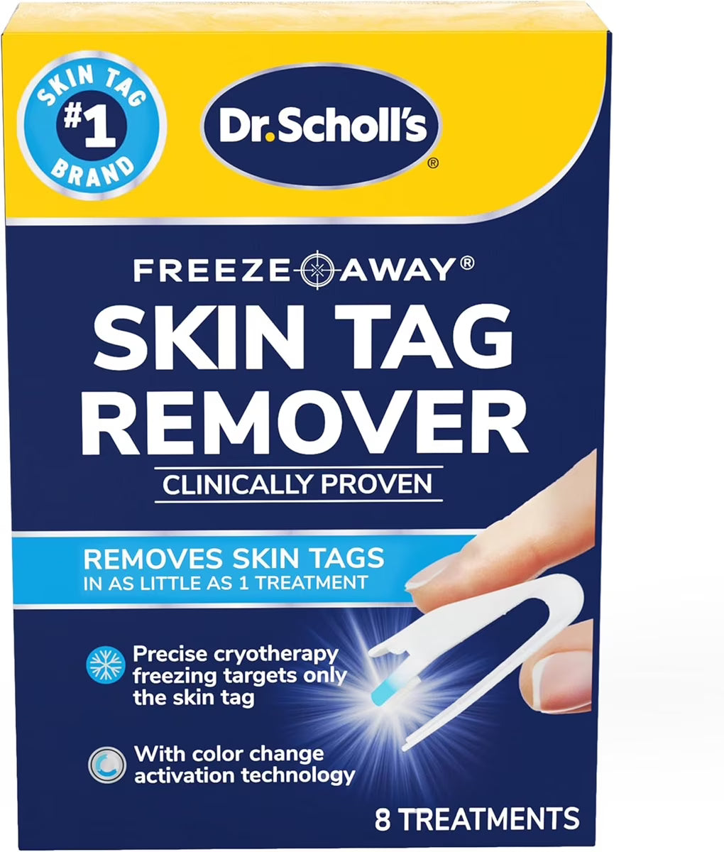 DR SCHOLLS FRZ AWAY SKN TAG RMV APL 8CT