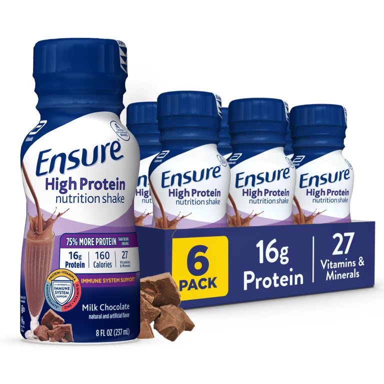 ENSURE HIGH PROTEIN LIQ CHOCOLATE 6X8OZ