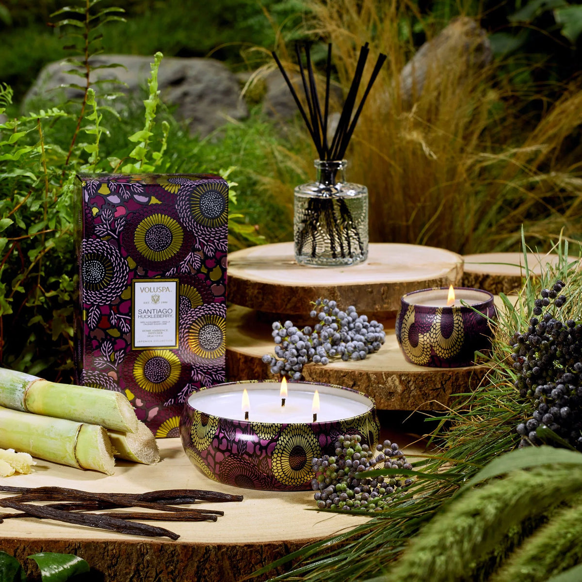 VOLUSPA - Santiago Huckleberry Diffuser