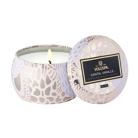 VOLUSPA - Santal Vanille Mini Tin Candle 4 oz