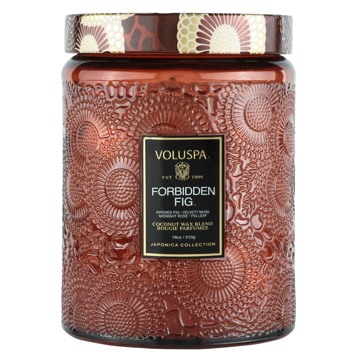 VOLUSPA - Forbidden Fig Glass Candle 18 oz