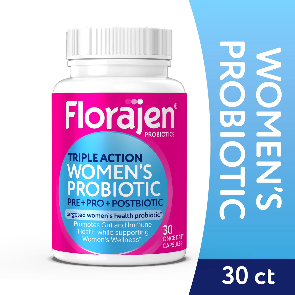 FLORAJEN TRIPLE ACTION PROBIOTIC CAP 30