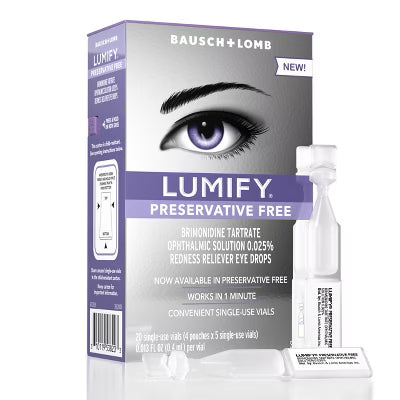 LUMIFY PRESERVATIVE FREE O/S VL 20CT
