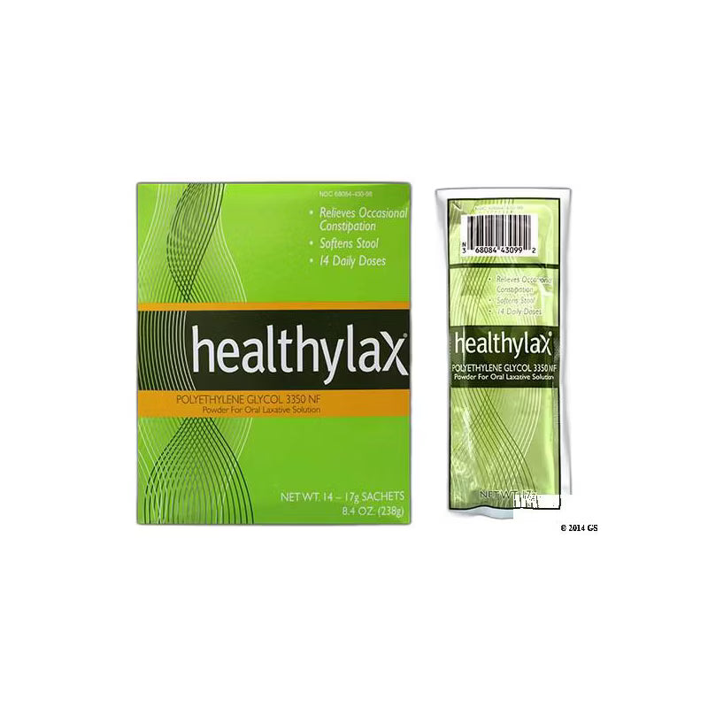 HEALTHYLAX PEG 3350 17 GM PWD 14 UD AHP