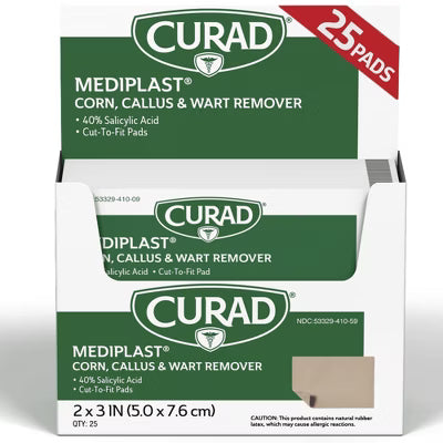 CURAD MEDIPLST CRN CALLS WRT RMVR PAD 25