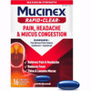 MUCINEX RAPID+CLEAR MAX DY/NT LGC 16+8CT