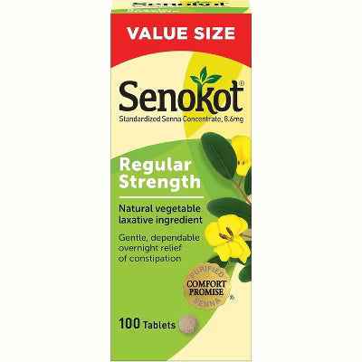 SENOKOT 8.6 MG TAB 100CT