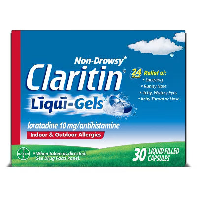 CLARITIN 10MG 24HR LIQUIGEL 30CT