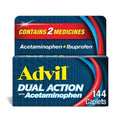 ADVIL DUAL ACTION W/ACETAMIN CPL 144CT