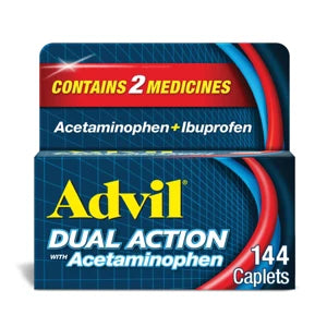 ADVIL DUAL ACTION W/ACETAMIN CPL 144CT