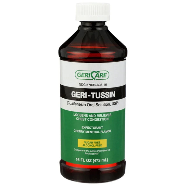 GUAIFENESIN 100 MG-5 ML LIQ 473 ML