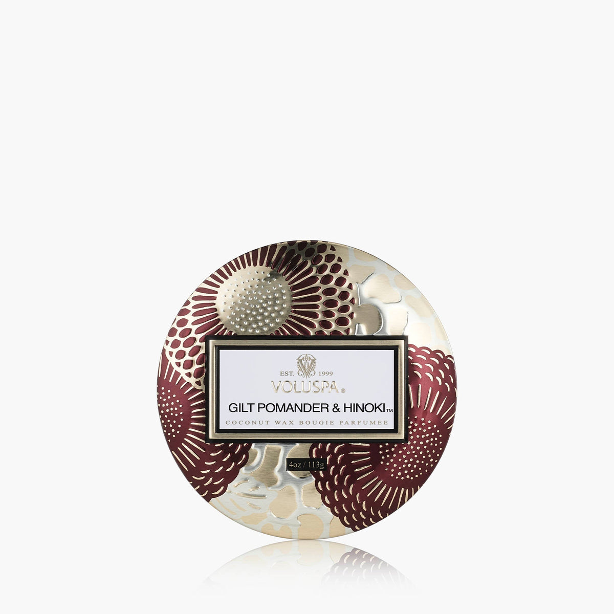 Voluspa Japonica Holiday Mini Tin Candle 4 oz