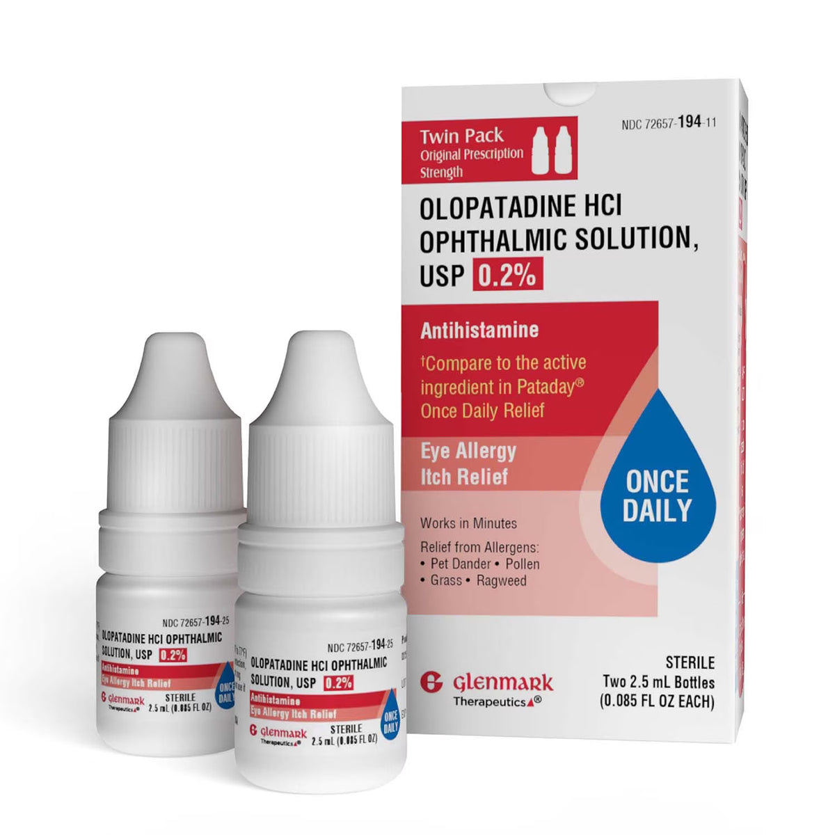 OLOPATADINE HCL 0.2% O/S 2.5 ML